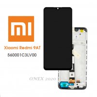 Нов 100% Оригинален LCD Дисплей + Тъч скрийн + Рамка за Xiaomi Redmi 9AТ 2020, снимка 1 - Резервни части за телефони - 37264635