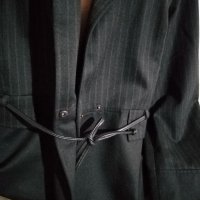 Стилно черно сако, XL, снимка 4 - Сака - 39032250