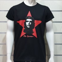 Нова мъжка тениска с трансферен печат Че Гевара, Звезда, снимка 5 - Тениски - 38848954