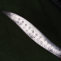 Уникален нож, кама, каракулак., снимка 2 - Антикварни и старинни предмети - 44549639