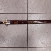Красив китайски меч,сабя,ятаган,нож,кортик, снимка 1 - Колекции - 39604827