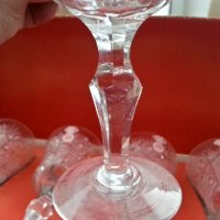 Кристални чаши , снимка 7 - Антикварни и старинни предмети - 34486808
