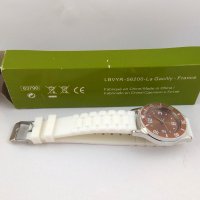 Френски часовник със силиконова каишка - чисто нов, снимка 5 - Дамски - 28293361