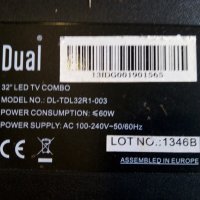 телевизор  DUAL  COMBO    DL - TDL32R1-003  на части