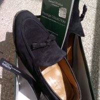 Елегантни Велурени Обувки Samuel Windsor London, снимка 1 - Официални обувки - 44473719