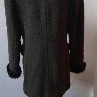 Палто в масленост зелен цвят, снимка 3 - Палта, манта - 42700825