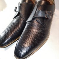 Разкошни мъжки обувки от естествена кожа MARCO BONELLI №47, снимка 2 - Официални обувки - 35044062