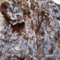 Дълго палто от норка/визон/ - кафяво, снимка 4 - Палта, манта - 34133953