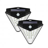 38 LED соларна лампа с 3 режима на действие и сензор за движение, снимка 4 - Соларни лампи - 31371754