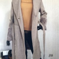 Дебело дълго дамско палто КОД 29, снимка 1 - Палта, манта - 31551956