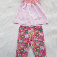 Туника Carter*s с фламинго и къс клин 9-12 месеца, снимка 2 - Комплекти за бебе - 29558366