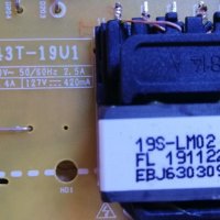 Захранване Power Supply Board LGP43T-19U1 LG 43UN73006 LC, снимка 2 - Части и Платки - 36878235