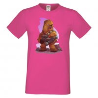 Мъжка тениска Star Wars Chewbacca Star Wars Игра,Изненада,Подарък,Геймър, , снимка 16 - Тениски - 36808670