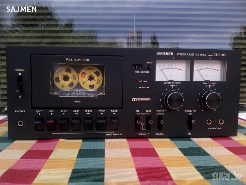 Fisher Cr-7700 Cassette ДЕК, снимка 1