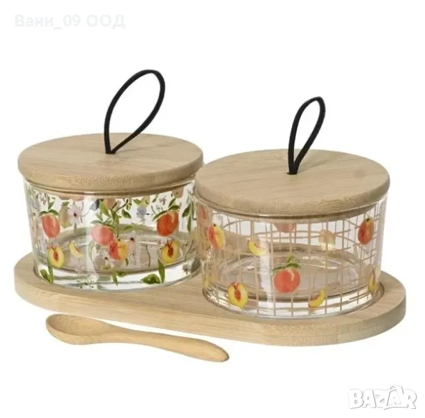 Сет за сервиране "Праскови" , снимка 1