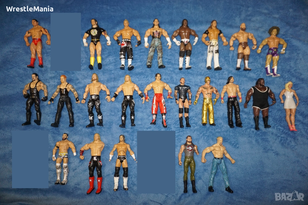 23 Кеч Фигури със забележки Bobby Fish Elite/Batista/Undertaker/Rey Mysterio/Lana/, снимка 1