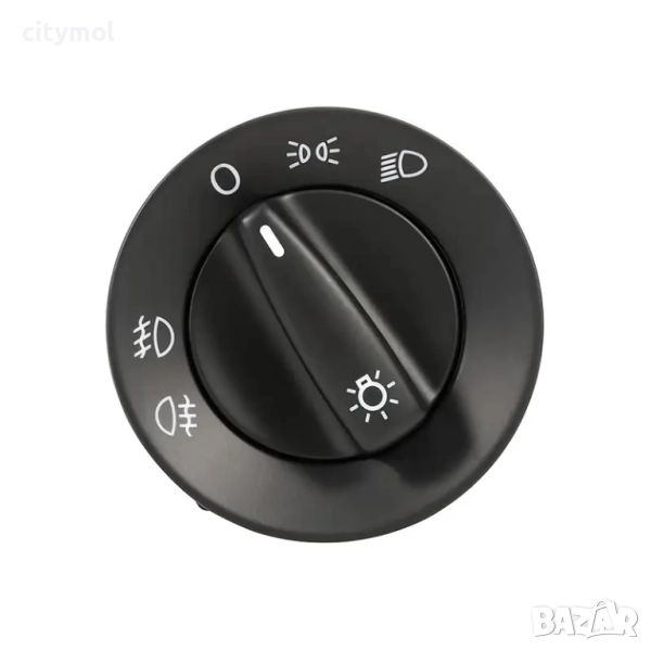 Ключ за светлини VW Golf 4, Passat B5 B5.5, Bora, Jetta 4, Beetle, Sharan и Seat Alhambra, снимка 1