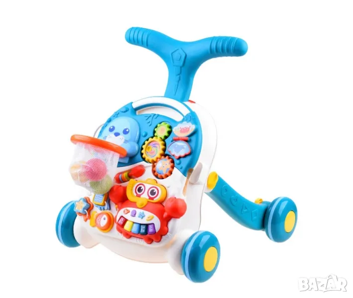 2 в 1 Уокър- проходилка и интерактивна масичка, снимка 1