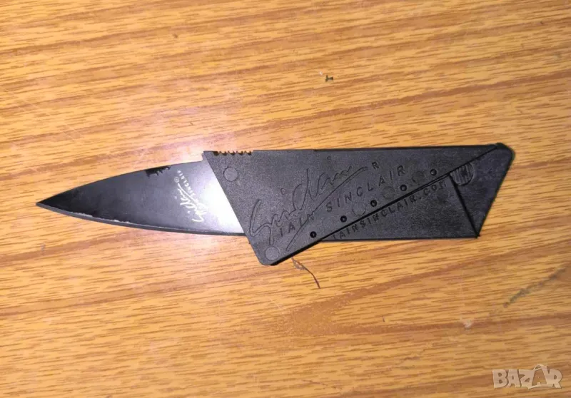 нож във вид на кредитна карта, снимка 1