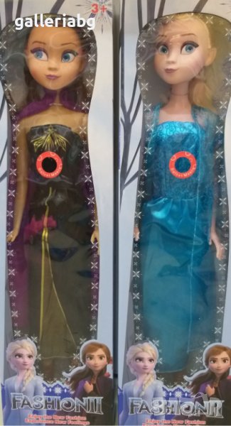 78 см! Замръзналото кралство (Frozen) високи кукли на Елза и Анна, снимка 1