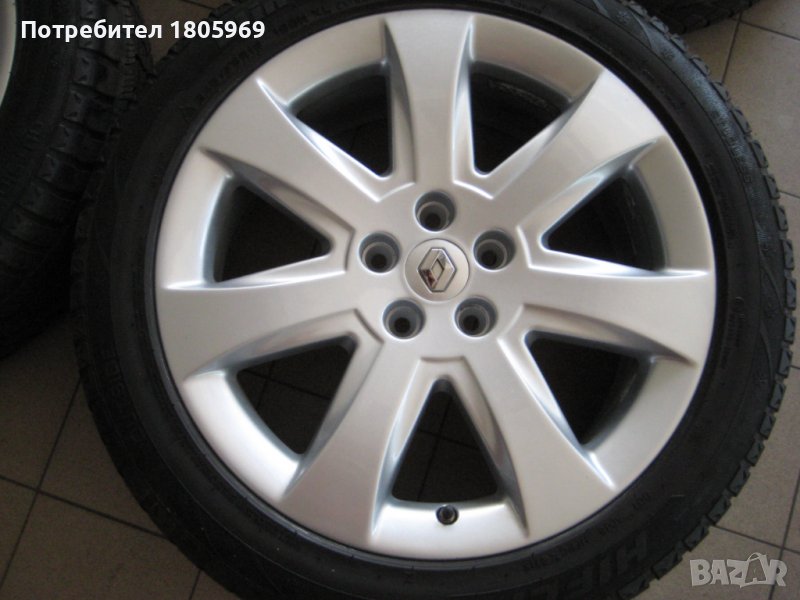 4бр. ал. джанти Renault (оригинални) 5x108, 7,5 x 18 , ET50 , централен отвор 60,1мм, снимка 1