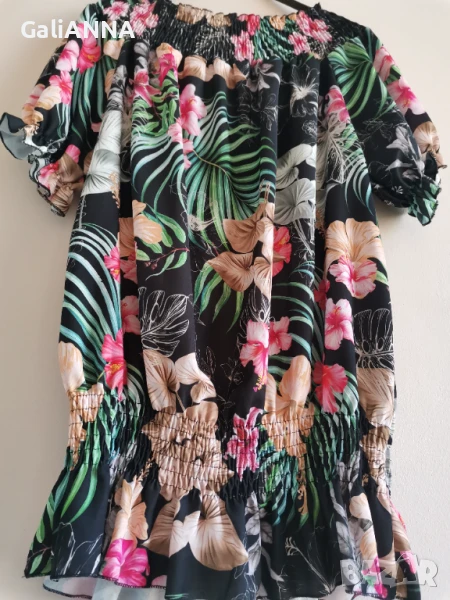 СТРАХОТНА ТУНИКА ЕФЕКТЕН ДЕСЕН 2XL-3XL, снимка 1