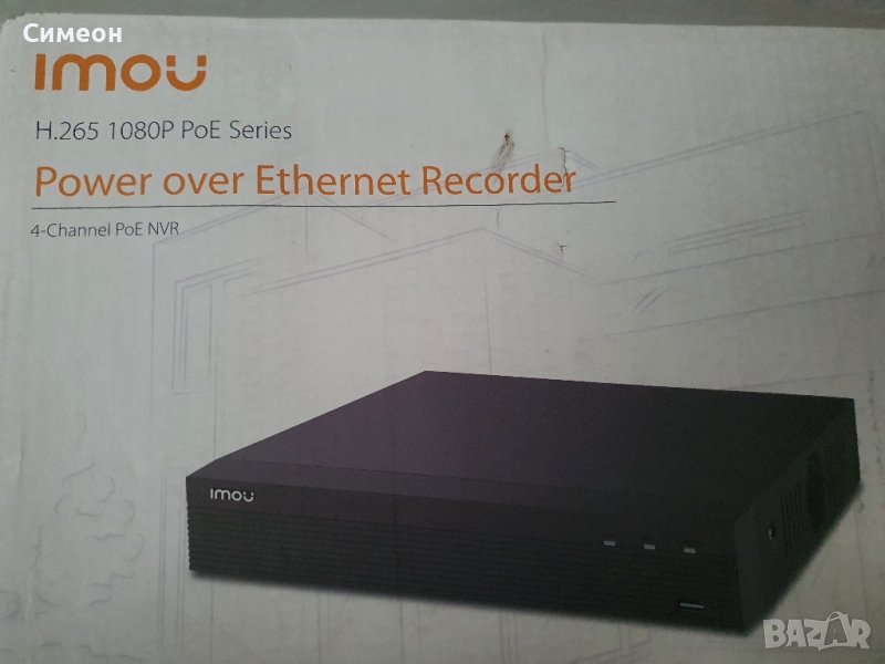 Видеорекордер Imou N14P, PoE NVR, 4, снимка 1