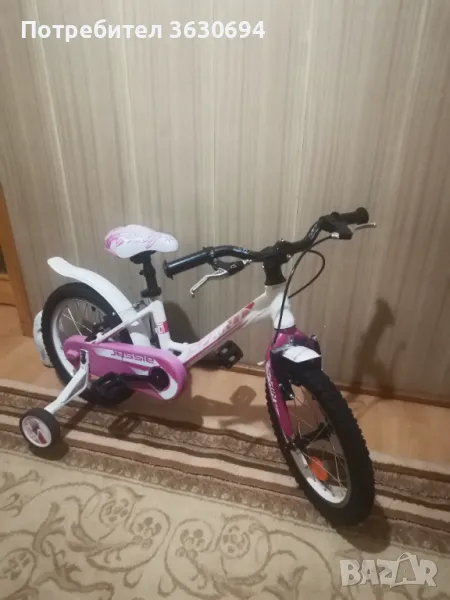 ДЕТСКИ ВЕЛОСИПЕД, КОЙТО Е МНОГО ЗАПАЗЕН И ВСИЧКО РАБОТИ. ГУМИ 16 ЦОЛА. , снимка 1