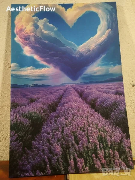 Сърце 🩵- Светеща картина , снимка 1