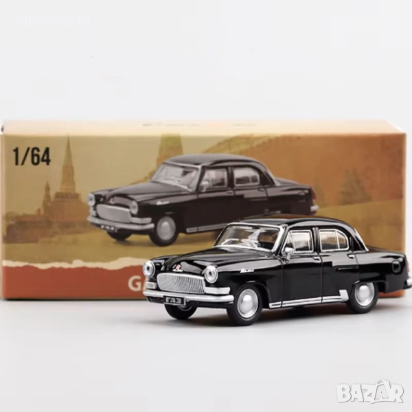 ГАЗ-21 Волга - мащаб 1:64 на Perka моделът е нов в кутия, снимка 1