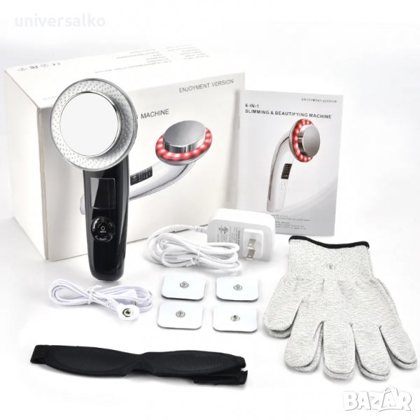 6 в 1 EMS масажор за кавитационна терапия за отслабване и целулит, снимка 1