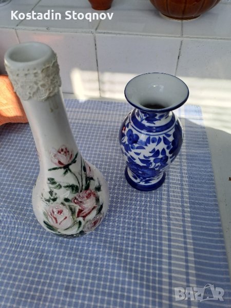 Вази от ковано желязо, мрамор,порцелан,дърво и керамика, снимка 1