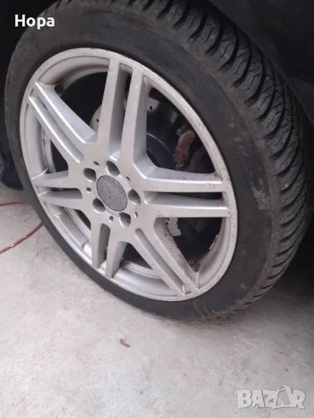 Джанти с гуми 245/40/18 Мерцедес Е200 AMG, снимка 1