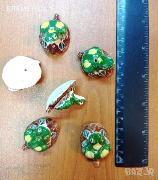 Малки Керамични Фигурки - ЖАБА, снимка 1