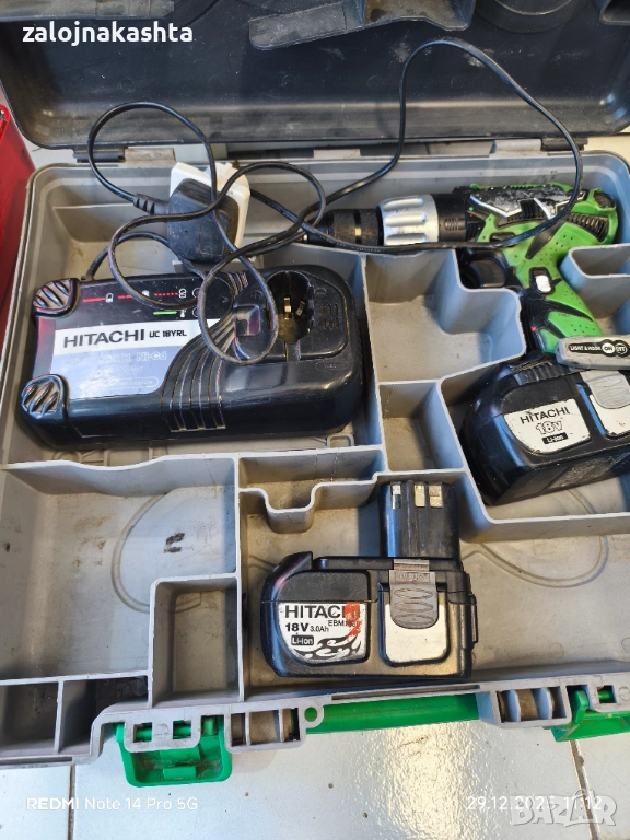 перфоратор Hitachi DV18DL 18V литиево-йонна батерия, снимка 1