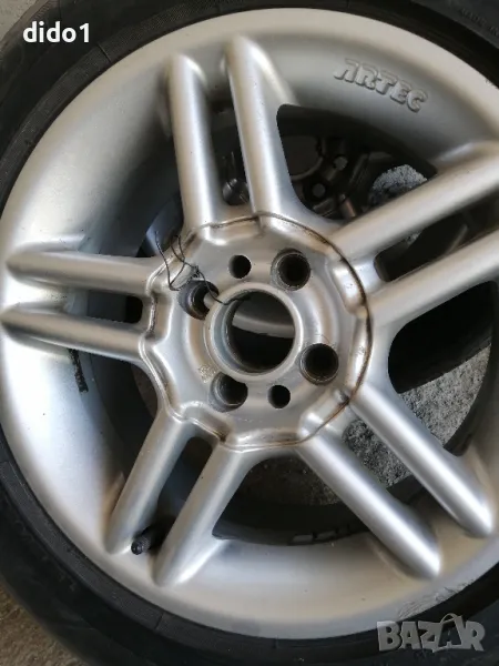 Джанти 7J15H2 4x100 4броя ИМА КАПАЦИ ЗА БОЛТОВЕТЕ, снимка 1