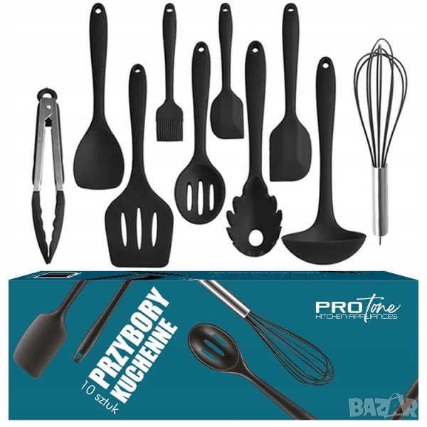 Комплект кухненски прибори за готвене от 10 части, снимка 1