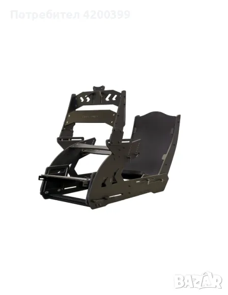 Детски Overpower sim racing rig - седалка за симулатор за деца 3-11г., снимка 1