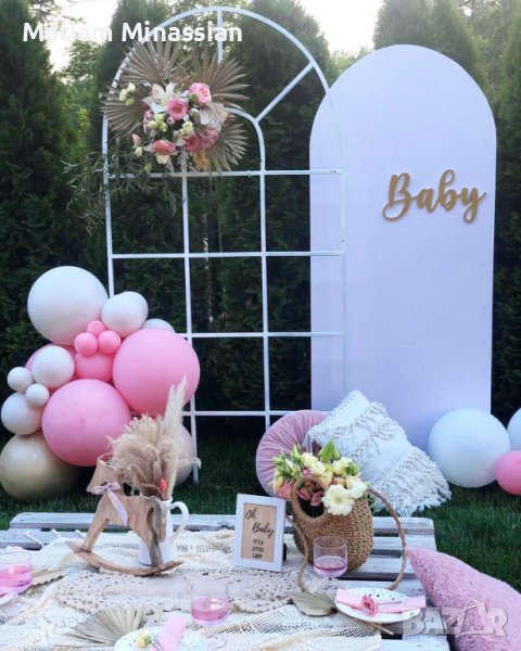 Aрка бяла тип “френски прозорец” - 180 см. под наем, снимка 1