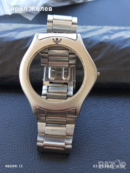 Метална верижка за часовник с каса АДИДАС много красива 43636, снимка 1