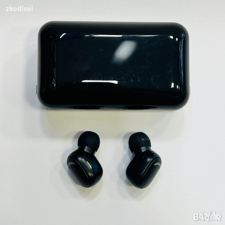 Bluetooth слушалки ЧЕРНИ, снимка 1