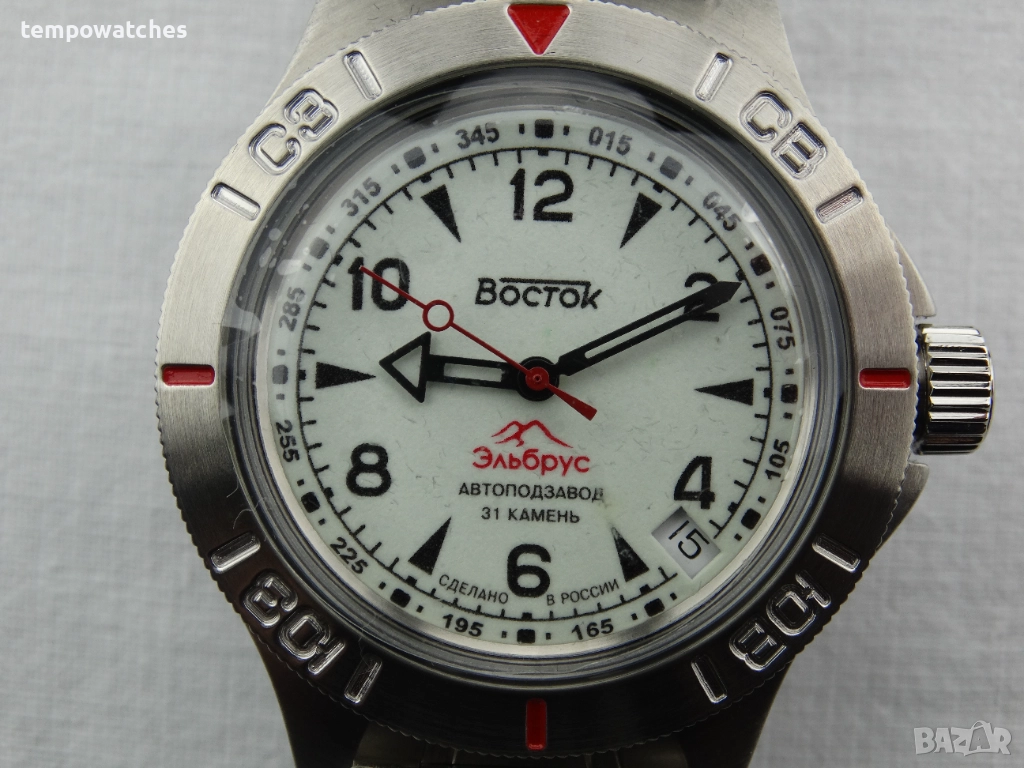 ВОСТОК АМФИБИЯ АВТОМАТИЧЕН ref: 74090Б “ЕЛЬБРУС”- FULL LUME, снимка 1