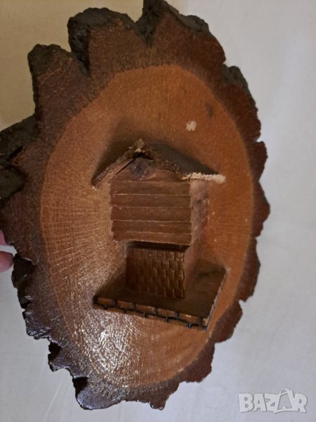 Сувенир къщичка от дърво за стена, снимка 1