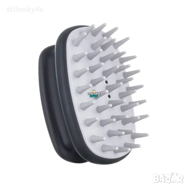 Масажна четка за домашни любимци Четки за баня за домашни любимци  Кучешки четки за баня и масаж, снимка 1