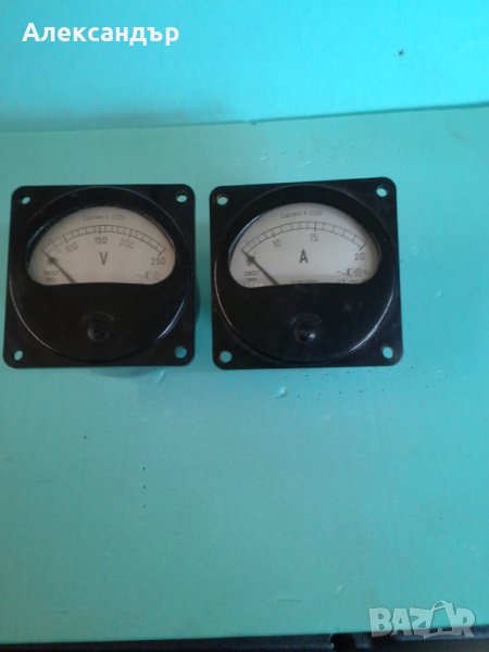 Руска военна техника: Комплект V&A-метър 250V, 20А /АС/., снимка 1