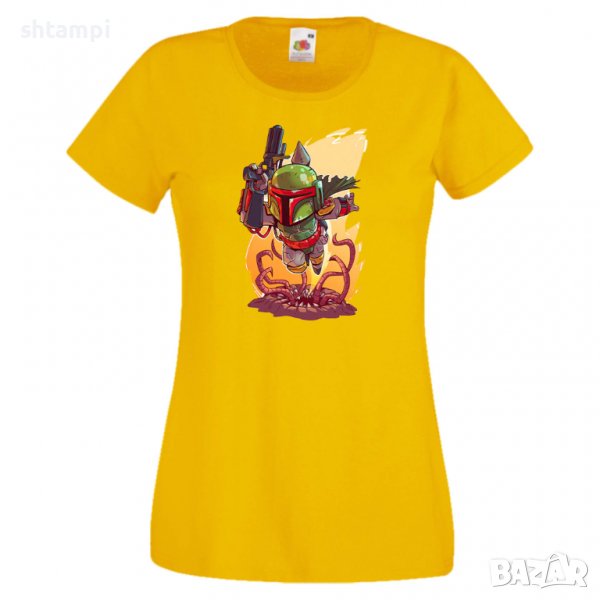 Дамска тениска Star Wars Boba Fett Игра,Изненада,Подарък,Геймър,, снимка 1
