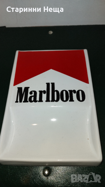 Марлборо цигари стара порцеланова подложка/ поставка , снимка 1