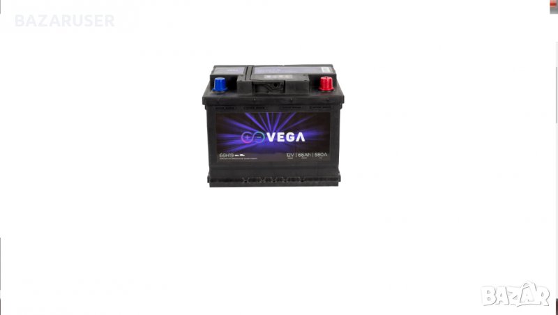 Акумулатори Vega 66H19, 12V 66Ah 580A/020207/Гаранция 24 месеца/, снимка 1