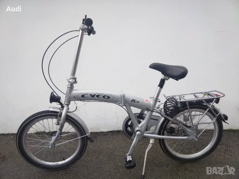 Двойно сгъваем алуминиев велосипед с вътрешни скорости CYCO ALU, снимка 1