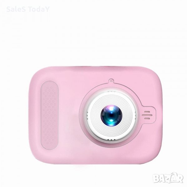 Фотоапарат, Детски фотоапарат, розов, камера, снимка 1